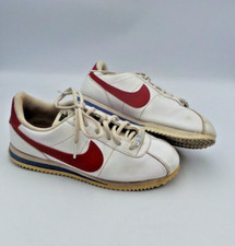 Raro Nike Cortez 72 Zapatos Forrest Gump Blanco Rojo Azul 2018 EE. UU. Talla 6Y Eur 38,5