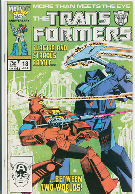 Transformers #18 Marvel Comics 1986 VF