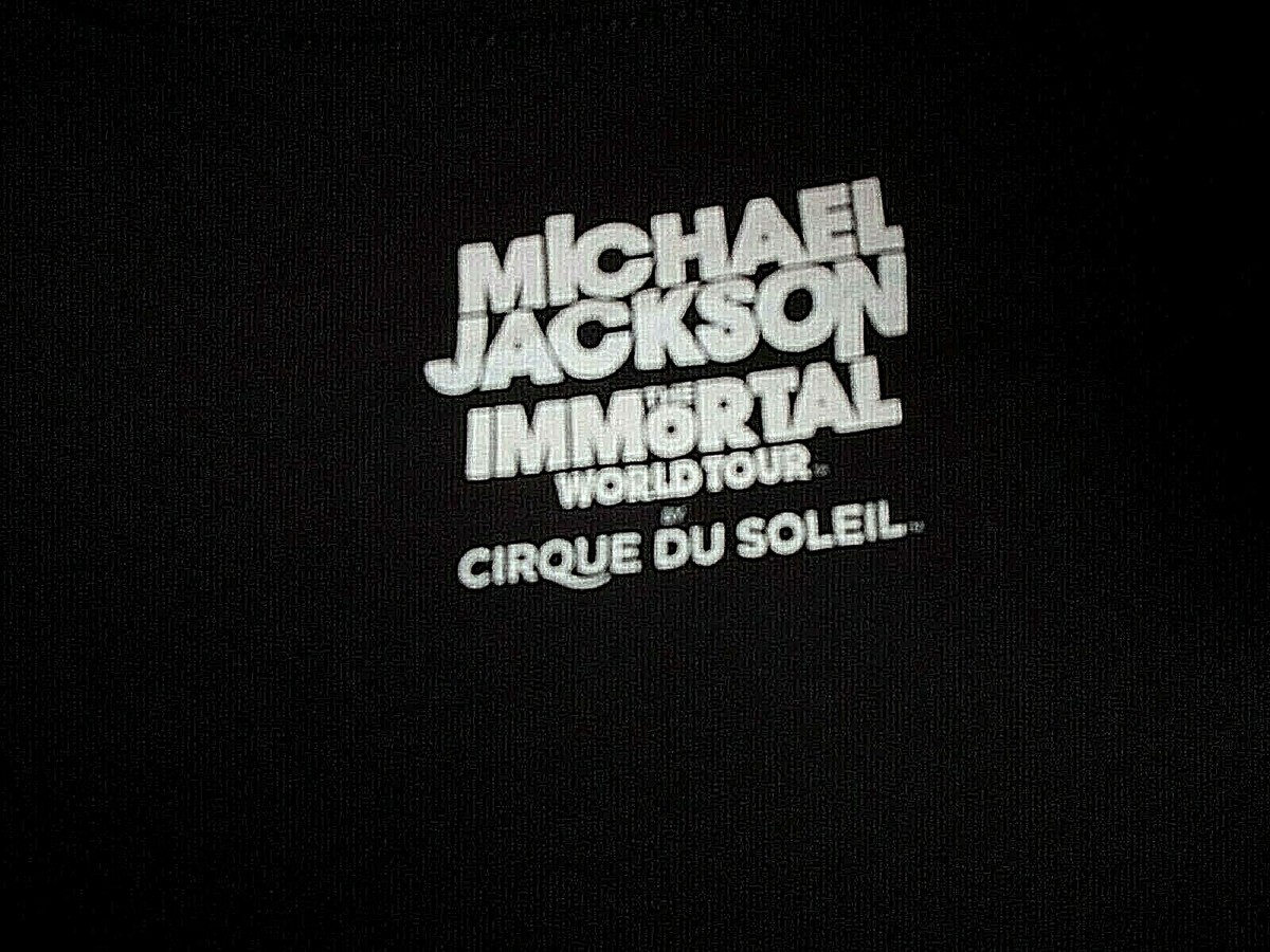 Michael Jackson IMMORTAL world Tour black M t shirt Cirque