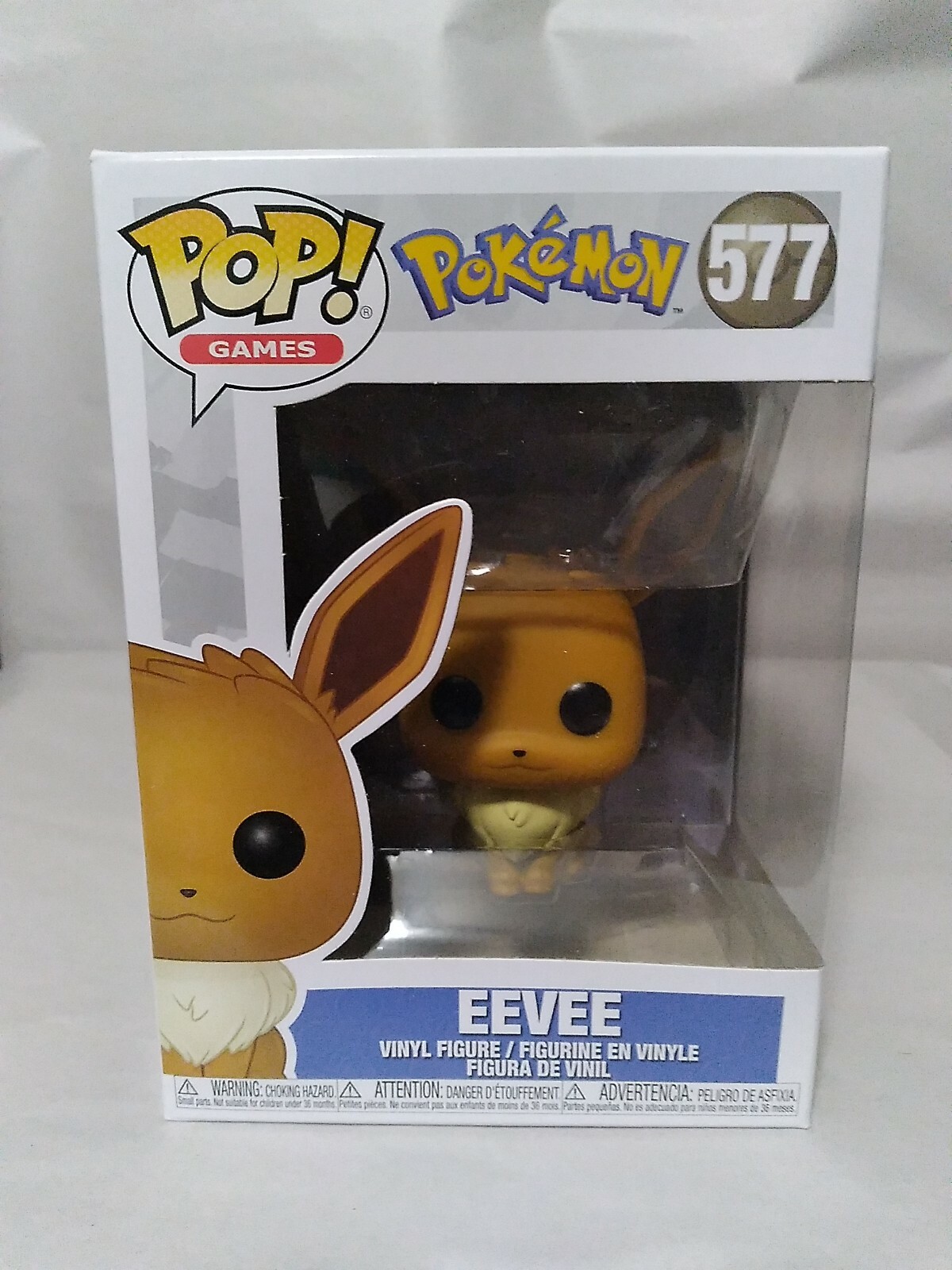 Funko Juegos: Pokemon-Eevee Pop Vinilo Figura #577