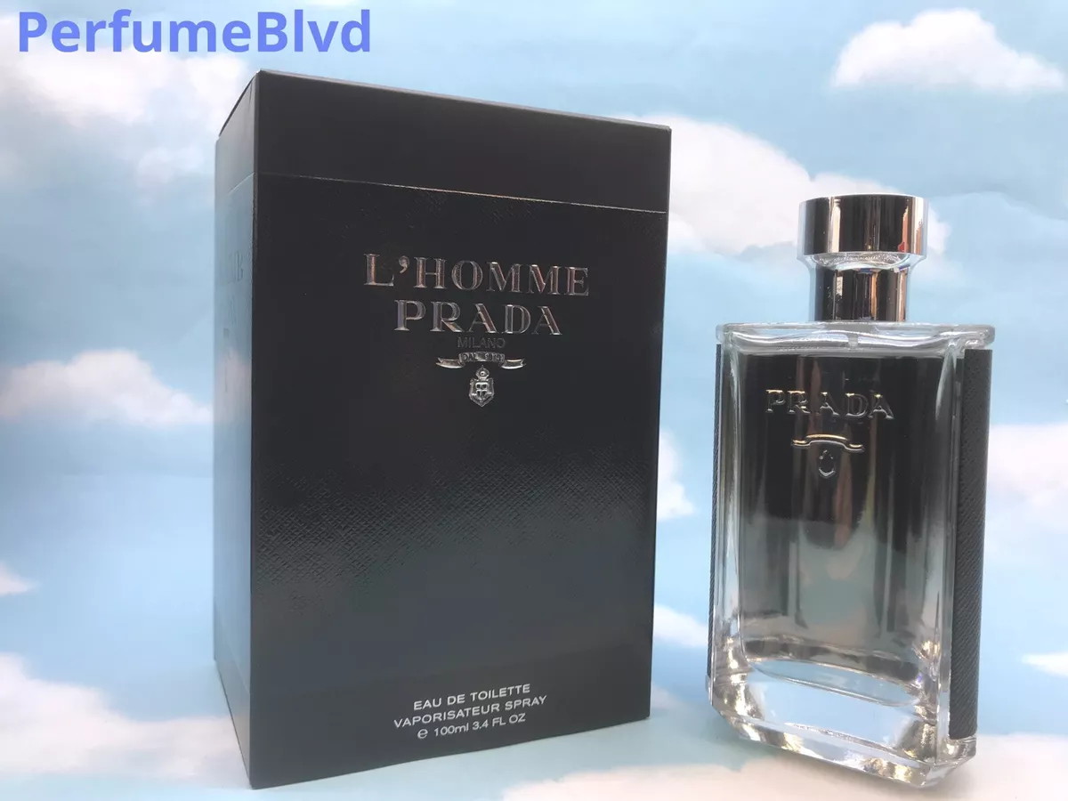 L HOMME PRADA 3.4 FL.OZ 100 ML EAU DE TOILETTE SPRAY FOR MEN NEW
