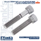 #8 #10 1/4" 5/16" 3/8" UNC SOCKET CAP HEAD SCREW BOLT ZINC PLATED STEEL BZP
