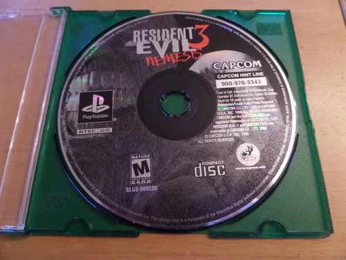 Resident Evil 3 Nemesis PS1 Disc Only