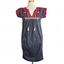 Ulla Johnson Embroidered Mini Tunic Dress Size 2