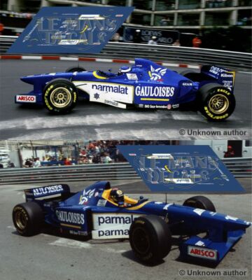 1996 Decals Ligier JS43 Monaco 1:32 1:24 1:43 1:18 gypsies slot F1 layers