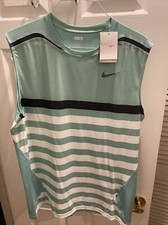 nike sleeveless tennis shirt - 2009 Miami Masters Del Potro v Nadal