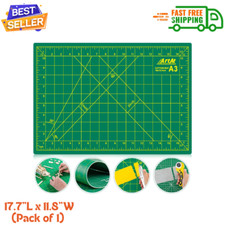 Self Healing Cutting Mat: 12  x 18  Green Double Sided Non-Slip 5 Layers PVC ...