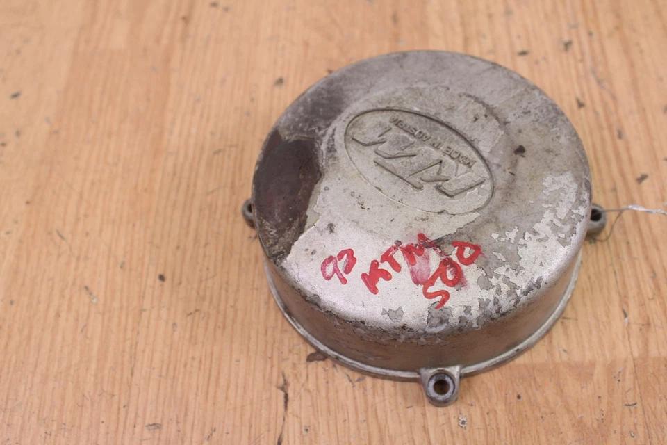 1992 KTM 500 MXC 500MXC Stator Cover Mag Cover - Image 3 of 4