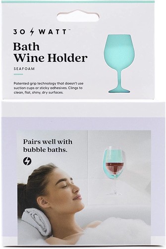 🔥 Silicone Wine Glass Holder Bath & Shower Gift of an at Home Spa Relaxation 🔥 - Picture 2 of 7