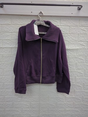 New Thrive Societe Fleece French Terry Full Zip Women's Size XL