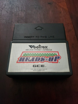 Heads Up - GCE Vectrex - Game Cartridge Tested - Authentic