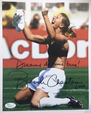 Brandi Chastain Autographed Signed USA USWNT Soccer 8x10 Photo JSA Authenticated