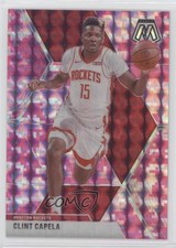 2019-20 Panini Mosaic Pink Camo Prizm Clint Capela #144 0b3