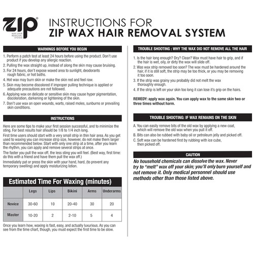 Zip Wax Hot Wax Hair Remover 7 Oz by ZIP - Picture 6 of 11