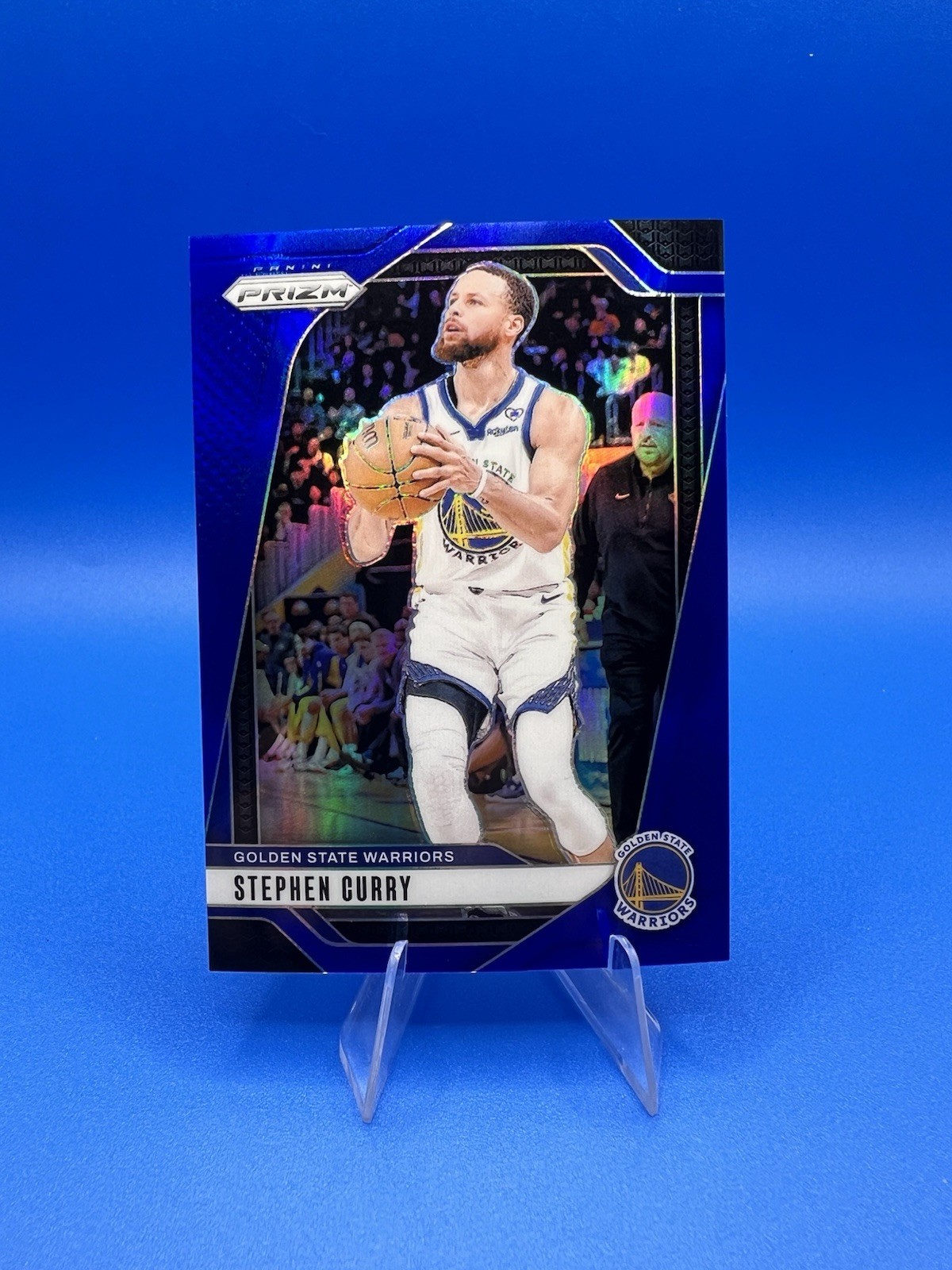2024-25 Panini Prizm Blue Stephen Curry #134 /199