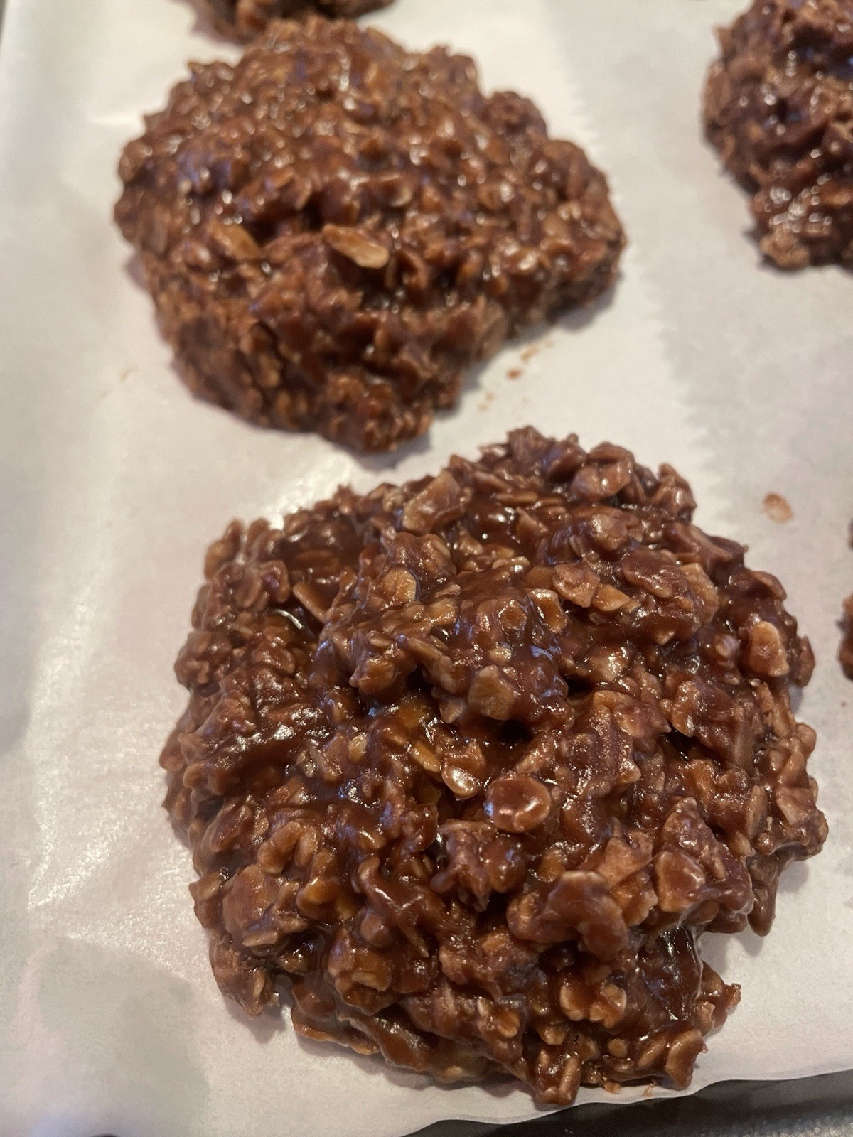 No Bake Chocolate Oatmeal Cookies Homemade   15 Count
