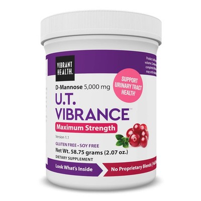 U T Vibrance Herbal Supplement for Urinary Tract Health 2.07 oz. Exp: 9/2027
