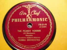 1940 Latin RUMBA The PEANUT VENDOR / Mama Inez Firestone Philharmonic Cugat