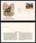 US FDC # 2155 22c Quarter Horse  Fleetwood   1985, 9p8527