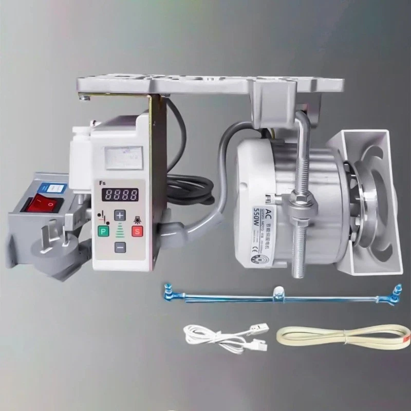 Sewing Machine Energy-Saving Quiet Motor Flatbed Double-Needle Overlock 220V - Image 2 of 4