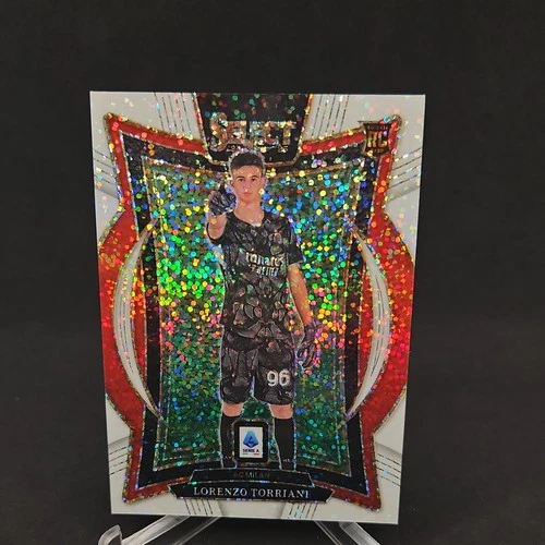 2024-25 Panini Select Serie A Terrace Lorenzo Torriani #53 RC White Sparkle