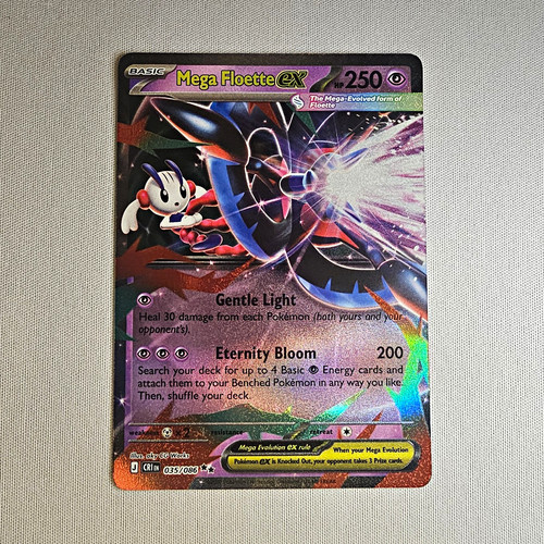 Mega Floette EX Chaos Rising Double Rare (RR) Holo Finish 035/086