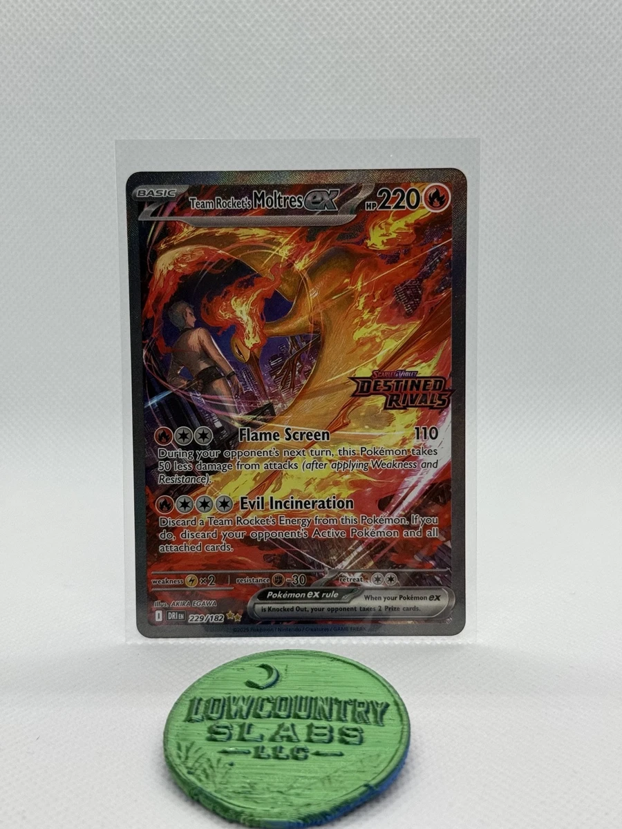 Team Rocket's Moltres Ex 229/182 Sv10: Destined Rivals for sale | eBay