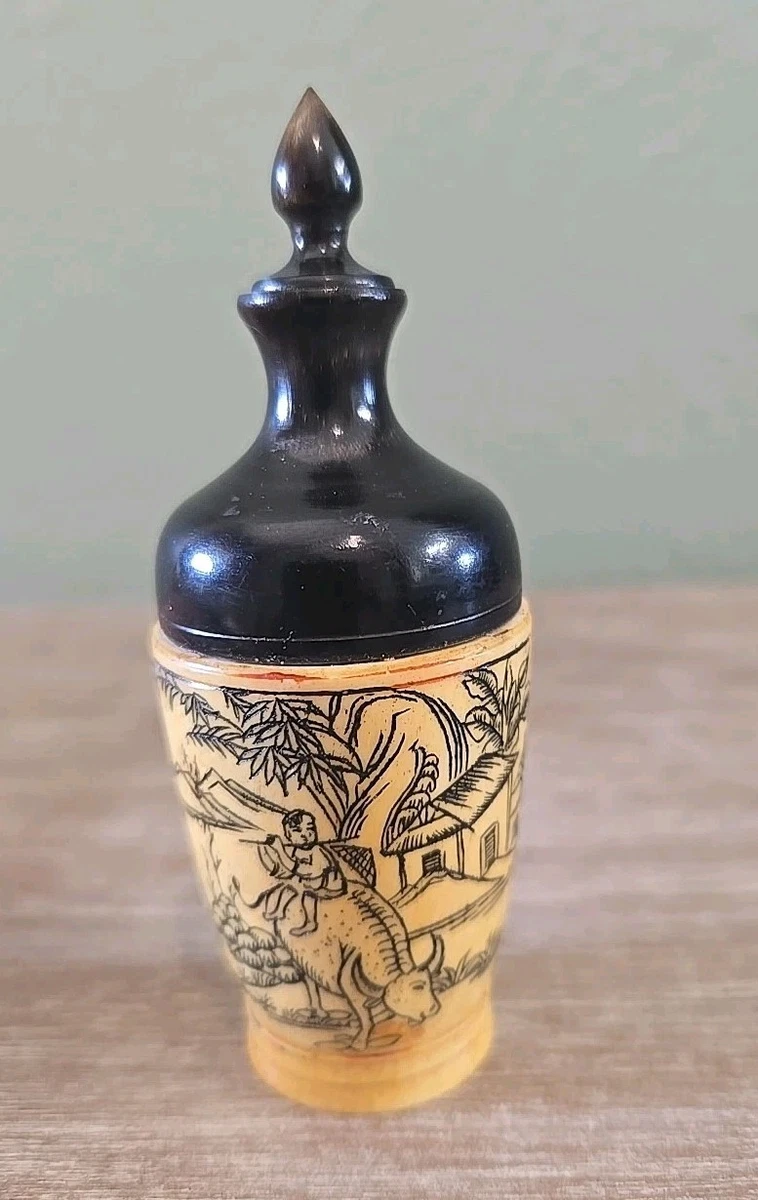 骨釉中国古董鼻烟壶| eBay