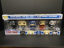 FUNKO POP ! CAPTAIN AMERICA CIVIL WAR 5 PACK DISNEY LIMITED EDITION LE 5000 PCS