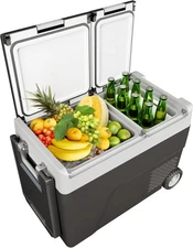 51 QT(48L) Portable Car Electric Cooler, 12 Volt Refrigerator with App Control