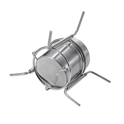Outdoor Picnic Liquid Burner Alcohol Stainless Steel Stove Camping Hiking Tool