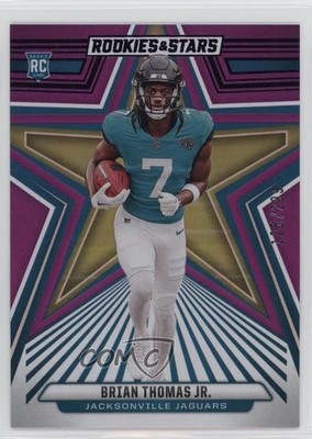 2024 Panini Rookies & Stars Rookies Purple 126/299 Brian Thomas Jr #113 RC 0b3