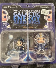 Authentic POP MART 100 Space Molly Galactic Energy Aerospace New