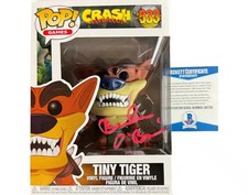 Brendan O'Brien signed Funko Pop Figure Tiny Tiger Crash Bandicoot