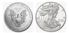 2014 ASE Silver American Eagle 1oz BU Bullion Coin in Capsule