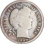 1899-S Barber Dime