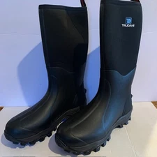 Trudave Rubber Boots Men Waterproof Insulated Rain Hunting Fishing Boots 13