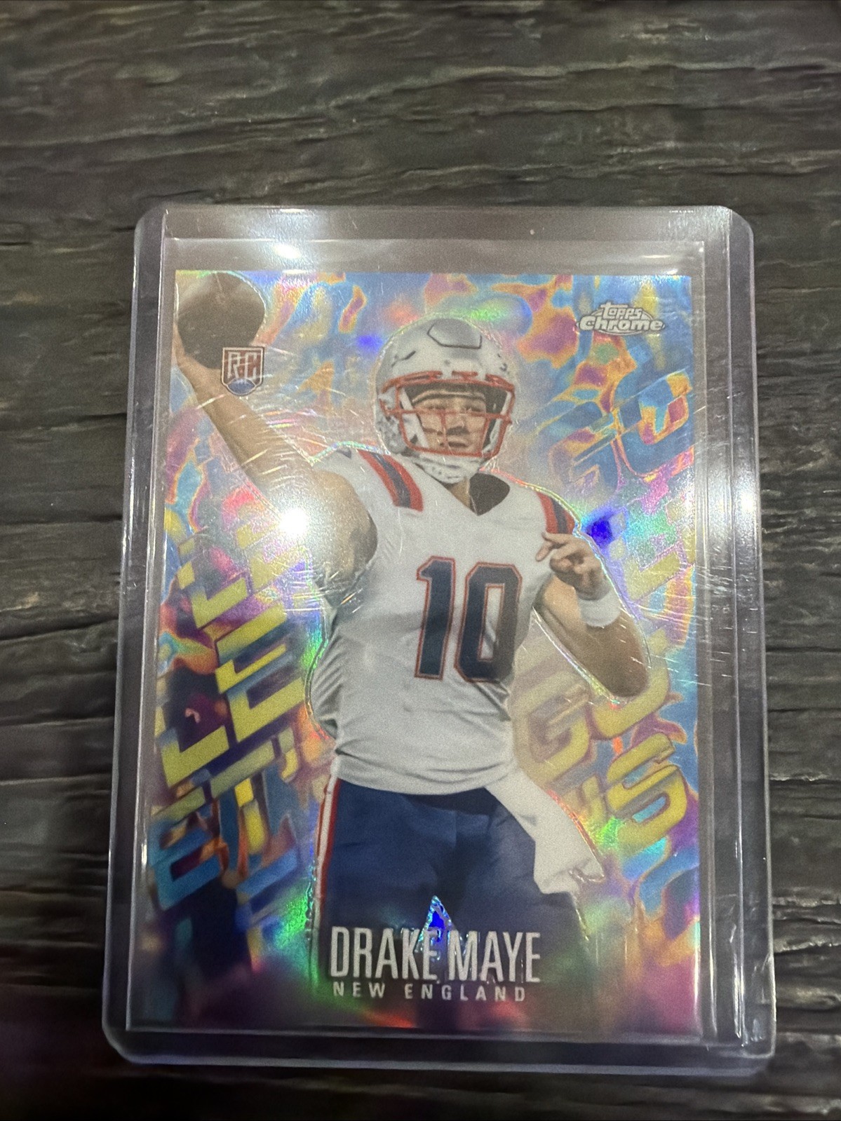 2024 Topps Chrome - Lets Go Drake Maye # LG-10 Refractor (RC)