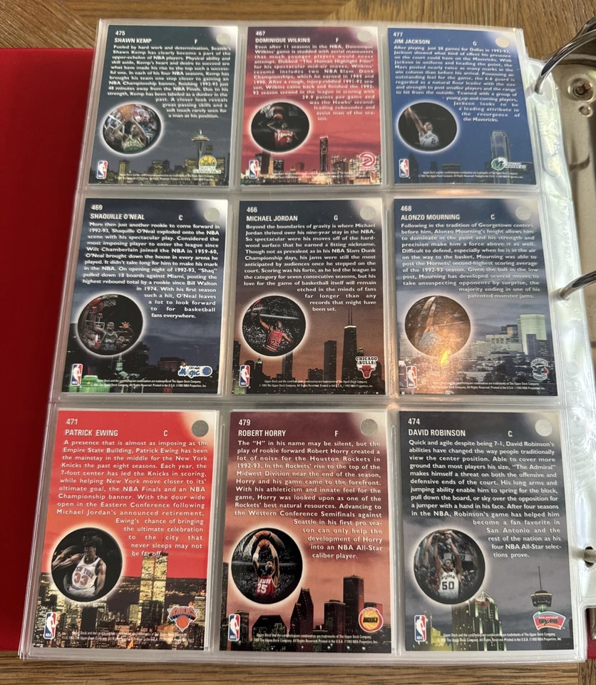 Lot Of 108 Cards Michael Jordan 93-94 Upper Deck - Skylights #466 Michael Jordan - Image 2 of 4