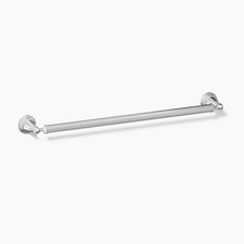 Kohler K-13109-SN Pinstripe Wall Mounted Towel Bar Vibrant Polished Nickel