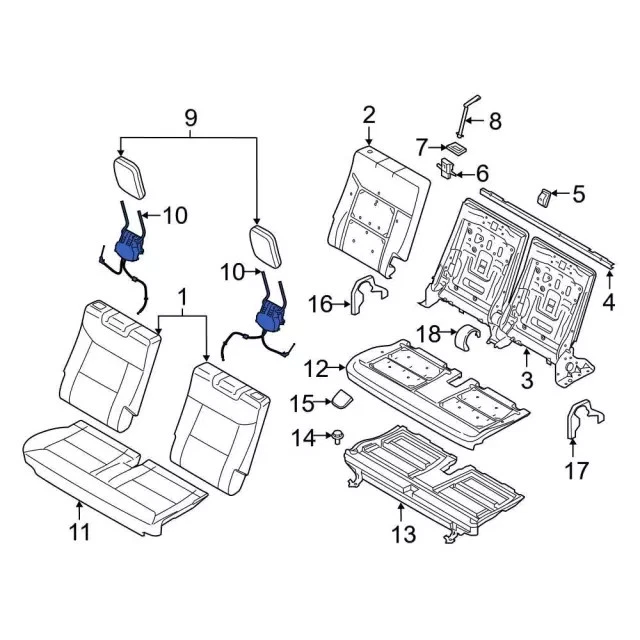 Genuine Ford 2020-2023 Explorer Aviator Support LU5Z-7865500-C