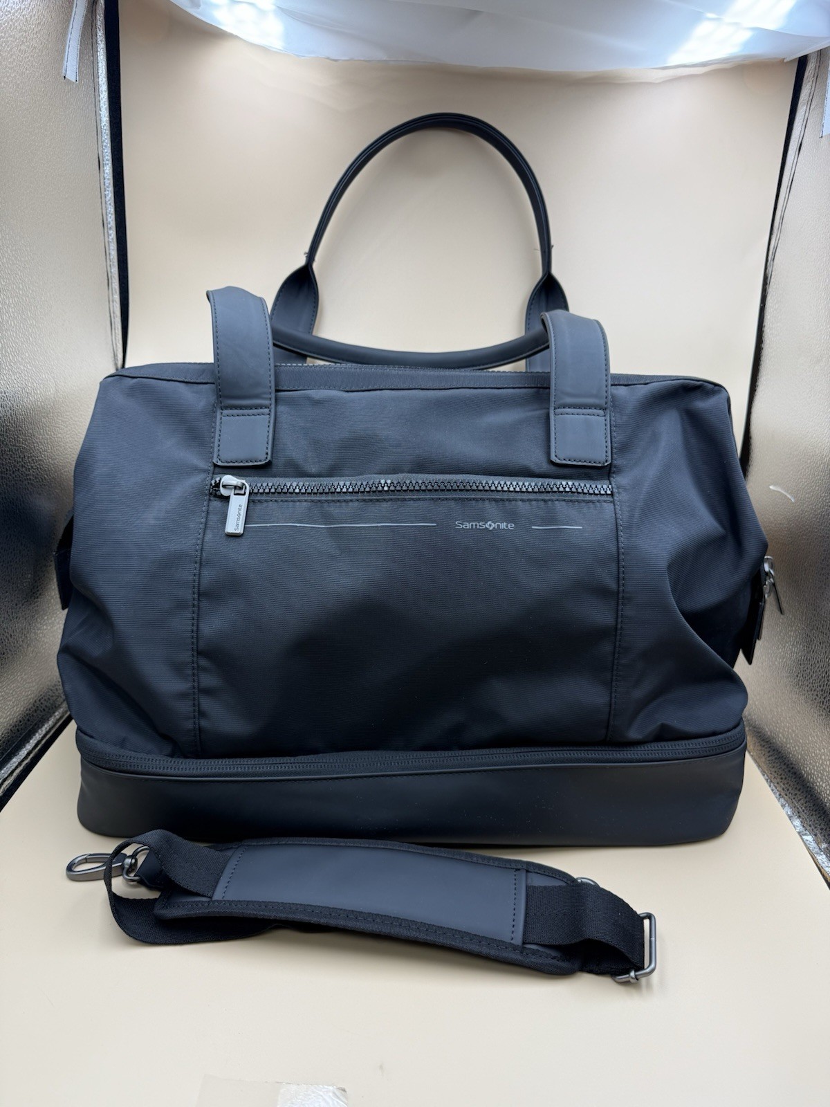 SAMSONITE Better than Basic Drop Bottom Weekender Duffel BLACK