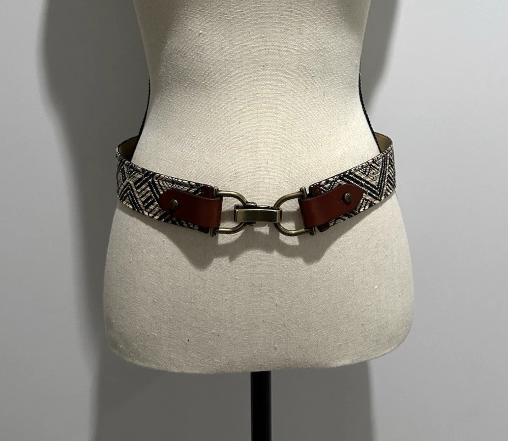 NWOT J.Crew Leather Vintage Triple-Wrap Strap Waist Belt Buckle Brown equestrian J Crew NWT Women main image 4