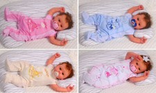 Strampler Baby Einteiler 50 56 62 68 74 80 86 92 Anzug ärmellos Babybekleidung