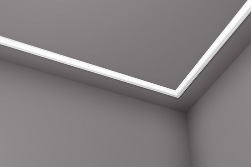 10 Meter Zierleiste LX-42 NMC Styropor Flachprofil 40x20 mm Deckeleiste, XPS - Bild 2 von 3
