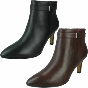 clarks black ankle boots ladies