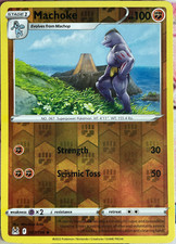 Machoke Reverse Holo - 087/196 - Lost Origin Pokemon 2022