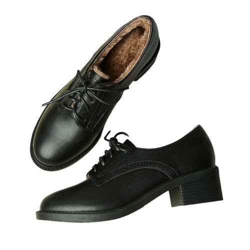 Damas Brogues Oxford con cordones Mujeres Moda Confort Escolar Vestido Zapatos Vintage - Imagen 5 de 27