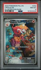 Pokémon Crocalor - Paldea Evolved 202/193 Holo Illustration PSA 8