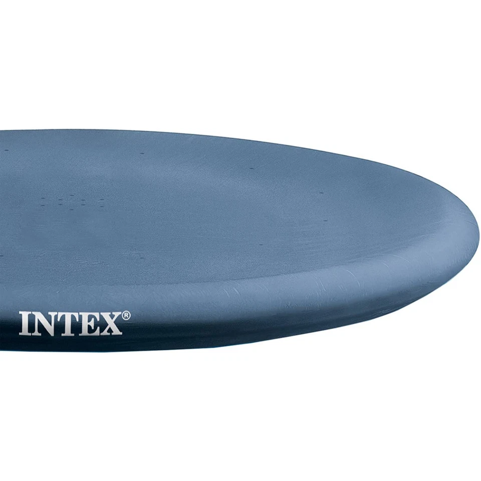 Intex 13'x12" Easy Set Above Ground PVC Vinyl Pool Cover (Open Box) (2 Pack) - Image 3 of 4